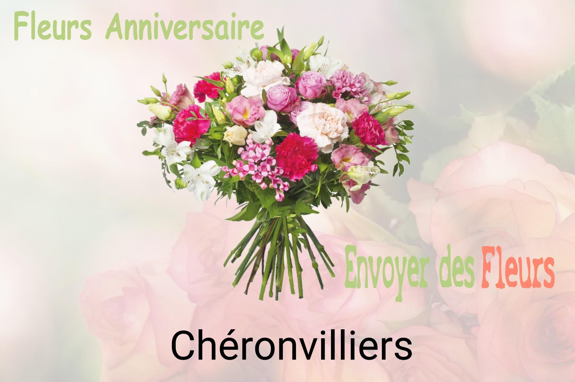 Bouquet de fleurs d’anniversaire livré à Chéronvilliers