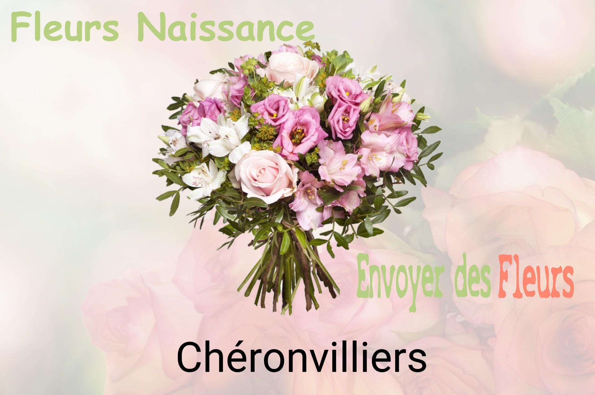Bouquet de fleurs de naissance livré à Chéronvilliers